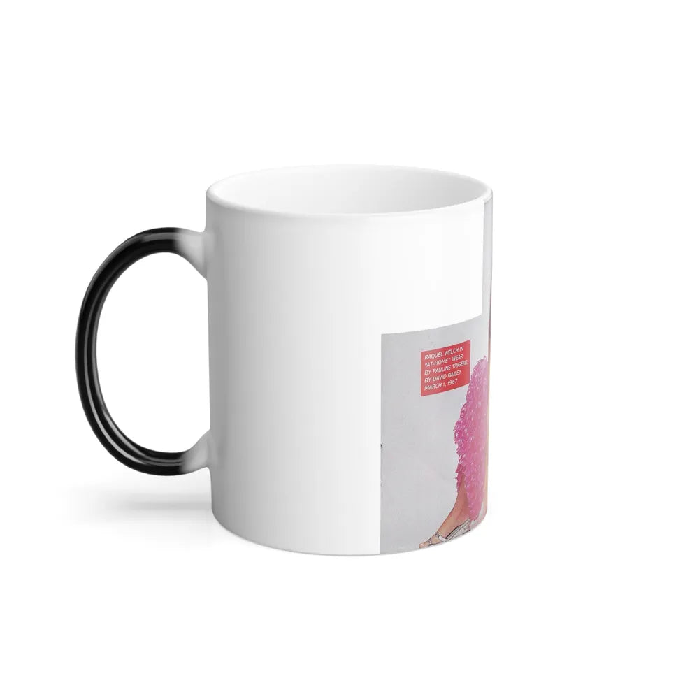 Raquel Welch #406 - Mag. Cover (Vintage Female Icons) Color Changing Mug 11oz-Go Mug Yourself