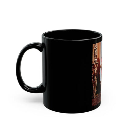 Raquel Welch #407 (Vintage Female Icon) Black Coffee Mug-Go Mug Yourself