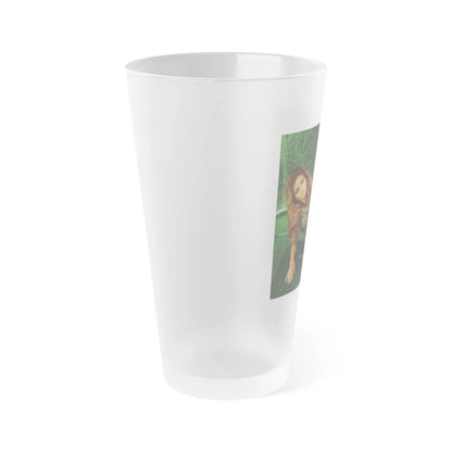 Raquel Welch #410 (Vintage Female Icon) Frosted Pint Glass 16oz-Go Mug Yourself