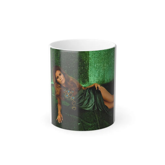 Raquel Welch #410 (Vintage Female Icons) Color Changing Mug 11oz-11oz-Go Mug Yourself