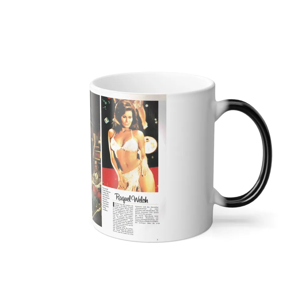 Raquel Welch #411 (Vintage Female Icons) Color Changing Mug 11oz-Go Mug Yourself