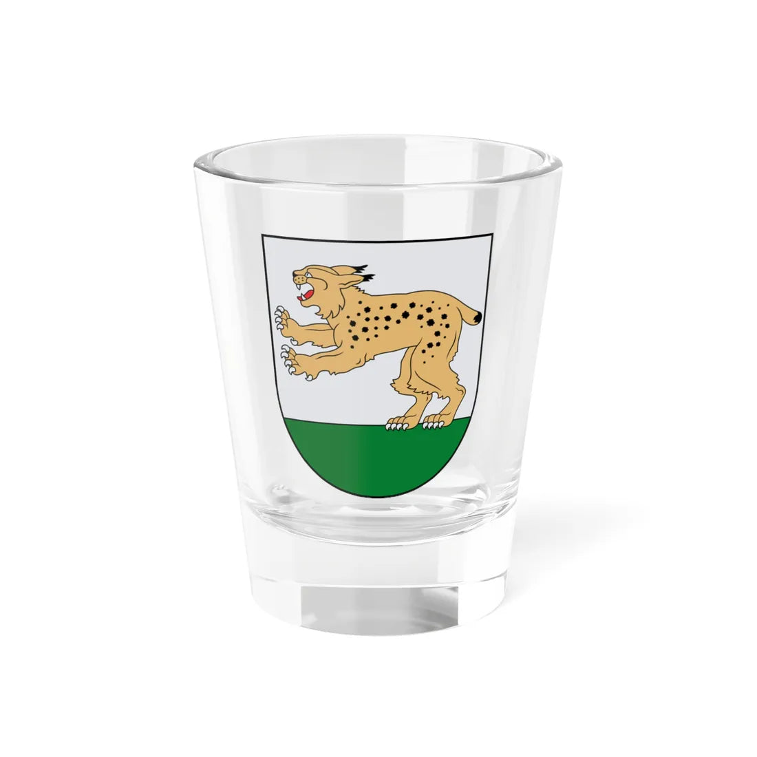 Raseiniai COA (Lithuania) (Coat of Arms) Shot Glass 1.5oz 1.5oz - Go Mug Yourself