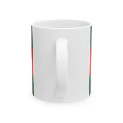 Rashtriya Rifles Flag (India) White Coffee Mug - Go Mug Yourself