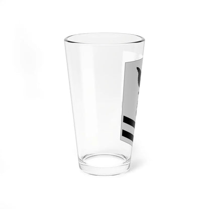 Rate insignia of a United States Navy boatswains mate second class summer (United States) (Military Rank) Pint Glass 16oz - Go Mug Yourself