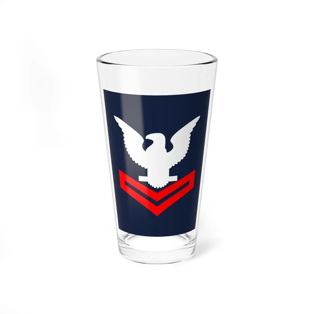 Rate insignia of a United States Navy petty officer second class coveralls (United States) (Military Rank) Pint Glass 16oz 16oz - Go Mug Yourself