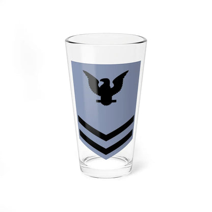Rate insignia of a United States Navy petty officer second class utilities (United States) (Military Rank) Pint Glass 16oz 16oz - Go Mug Yourself
