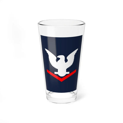 Rate insignia of a United States Navy petty officer third class coveralls (United States) (Military Rank) Pint Glass 16oz 16oz - Go Mug Yourself