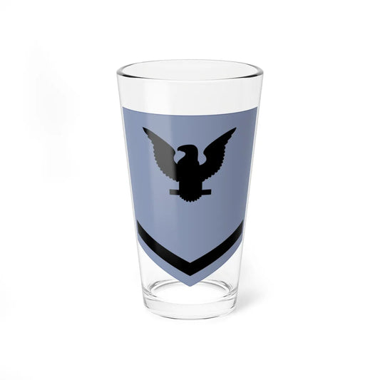 Rate insignia of a United States Navy petty officer third class utilities (United States) (Military Rank) Pint Glass 16oz 16oz - Go Mug Yourself