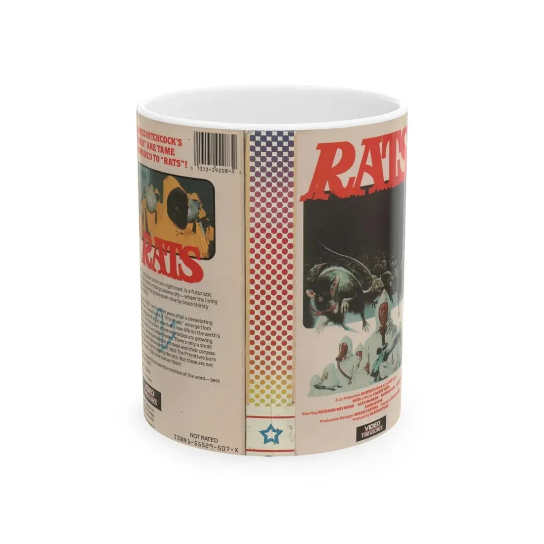 RATS (VHS COVER) - White Coffee Mug 11oz - Go Mug Yourself