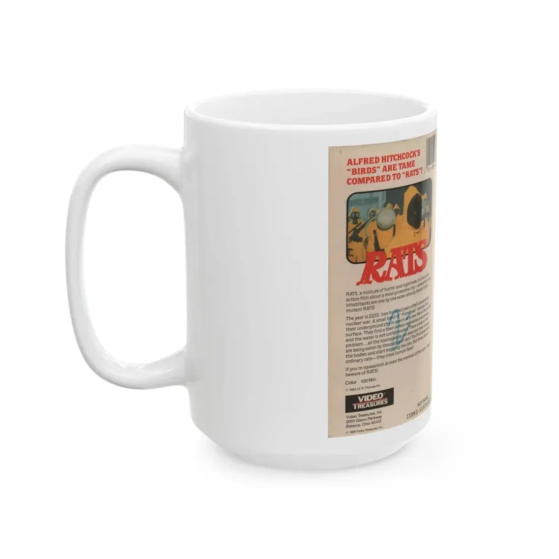 RATS (VHS COVER) - White Coffee Mug - Go Mug Yourself