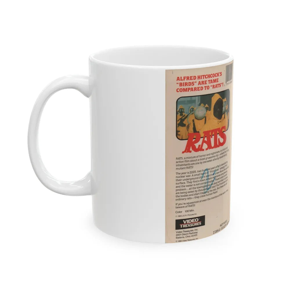 RATS (VHS COVER) - White Coffee Mug-Go Mug Yourself