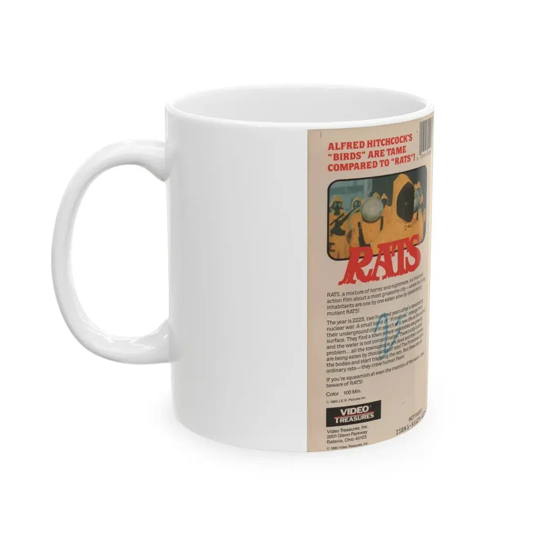 RATS (VHS COVER) - White Coffee Mug - Go Mug Yourself