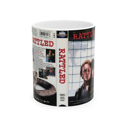 RATTLED (VHS COVER) - White Coffee Mug 11oz - Go Mug Yourself