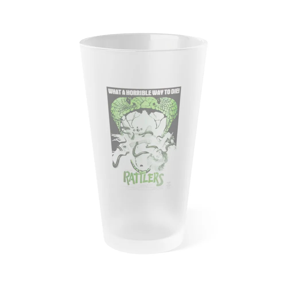 RATTLERS 1976 Movie Poster - Frosted Pint Glass 16oz-Go Mug Yourself