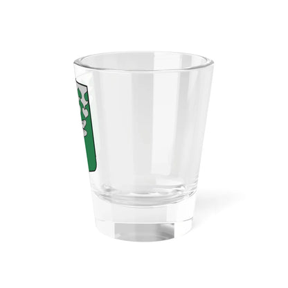 Raņķu pagasta ģerbonis (Latvia) (Coat of Arms) Shot Glass 1.5oz - Go Mug Yourself