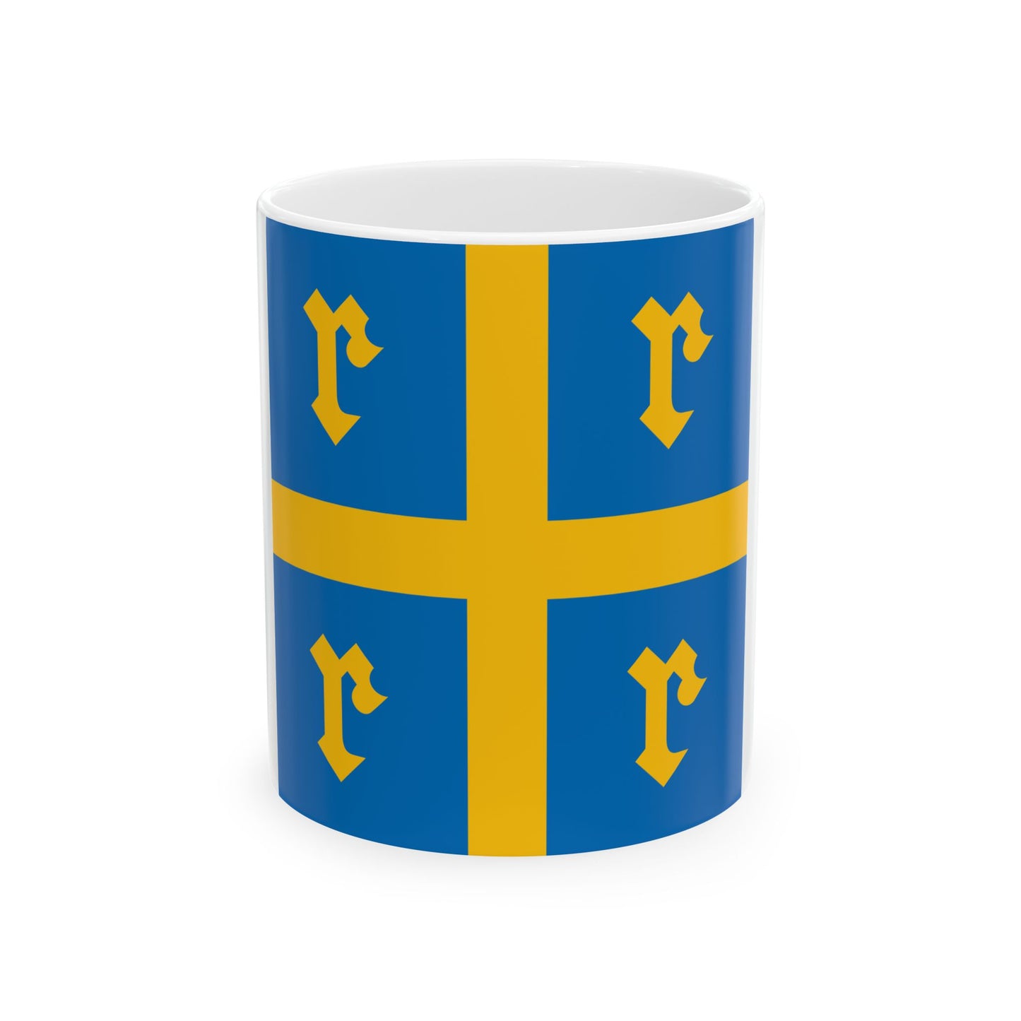Rauma.lippu (Finland) White Coffee Mug-11oz-Go Mug Yourself