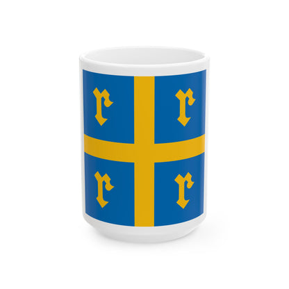 Rauma.lippu (Finland) White Coffee Mug-15oz-Go Mug Yourself