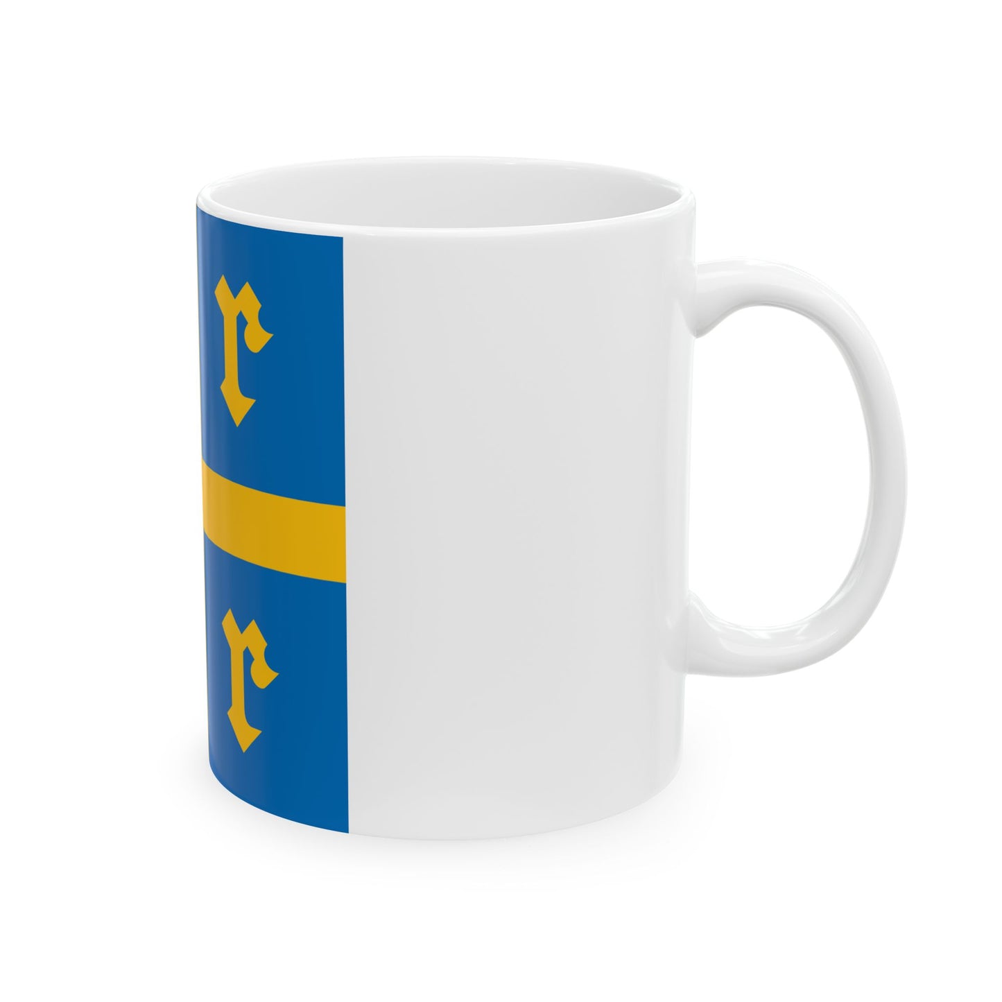 Rauma.lippu (Finland) White Coffee Mug-Go Mug Yourself