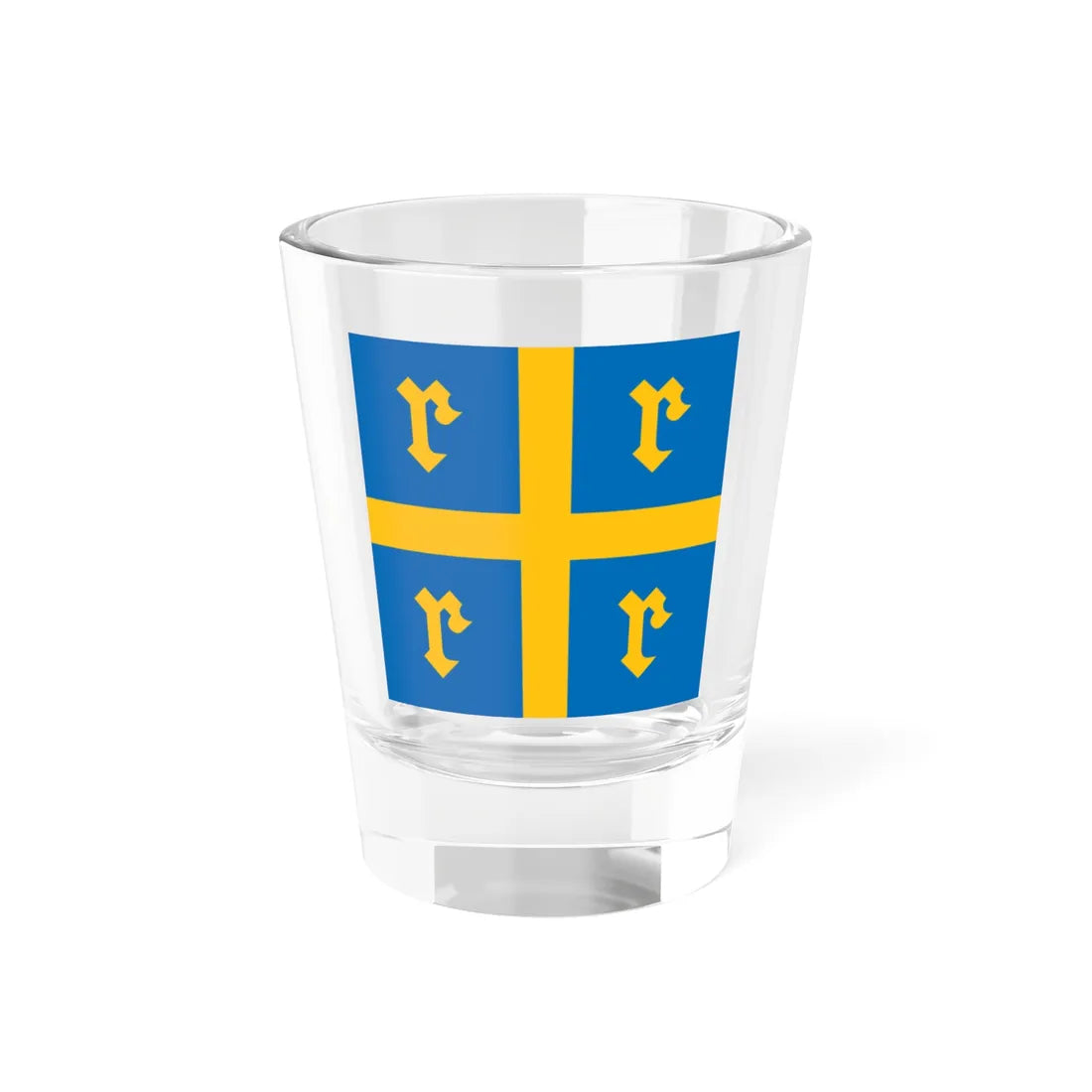 Rauma.lippu (Finland) Shot Glass 1.5oz 1.5oz - Go Mug Yourself
