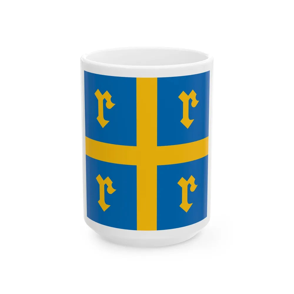 Rauma.lippu (Finland) White Coffee Mug 15oz - Go Mug Yourself