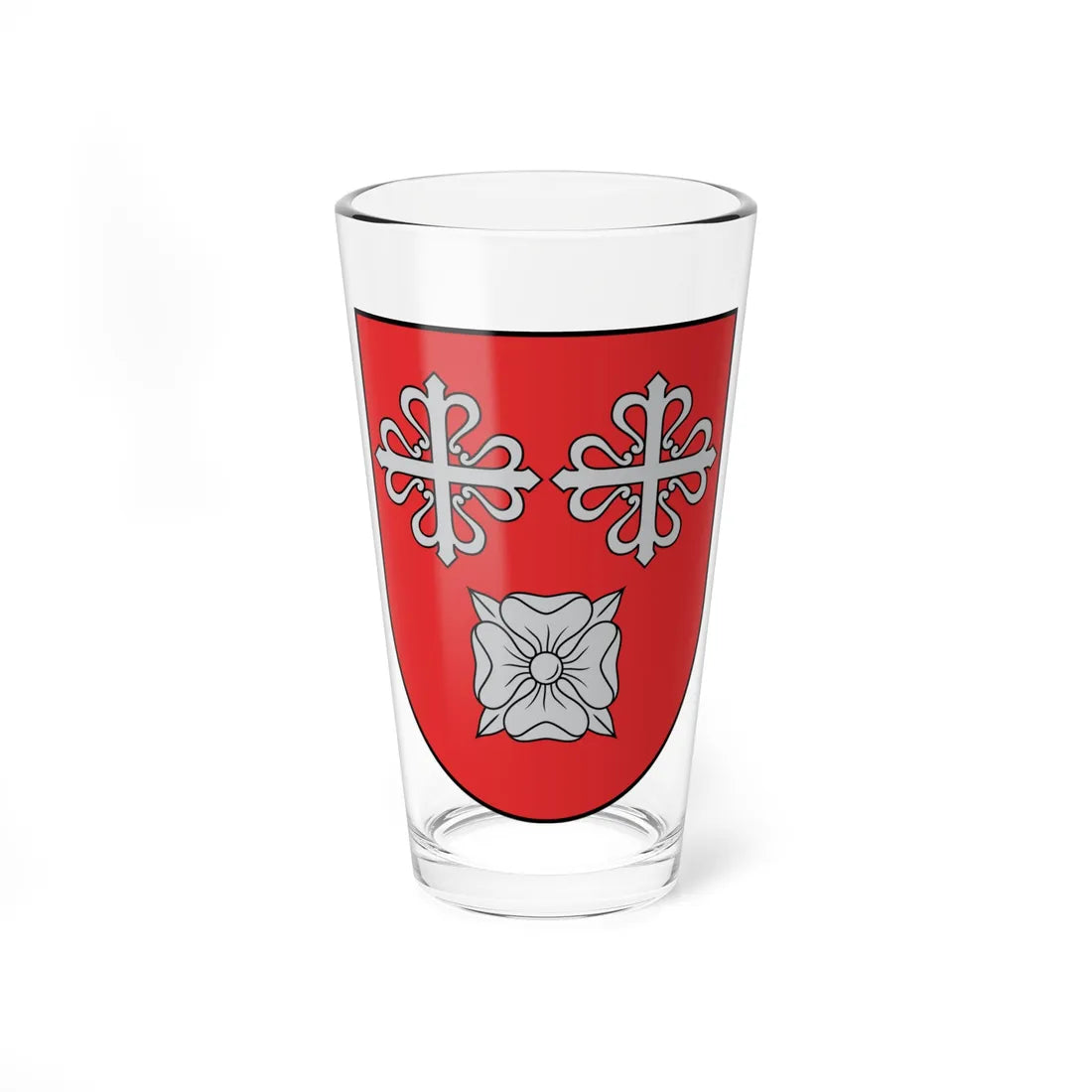 Raunas novads COA (Latvia) (Coat of Arms) Pint Glass 16oz 16oz - Go Mug Yourself