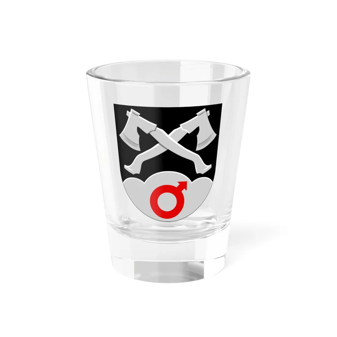 Rautavaara.vaakuna (Finland) (Coat of Arms) Shot Glass 1.5oz 1.5oz - Go Mug Yourself