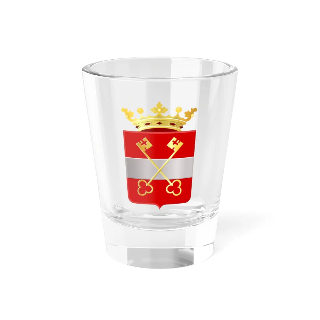 Rauwerderhem wapen (Netherlands) (Coat of Arms) Shot Glass 1.5oz 1.5oz - Go Mug Yourself
