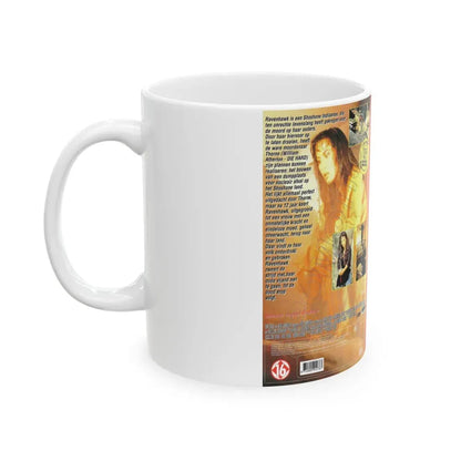 RAVENHAWK (VHS COVER) - White Coffee Mug - Go Mug Yourself