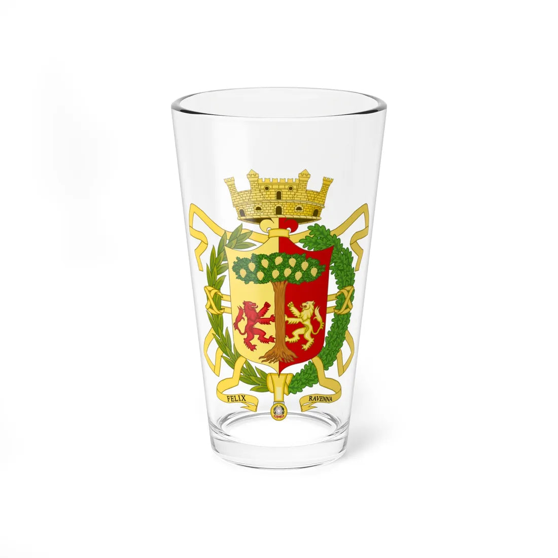 Ravenna-Stemma (Italy) (Coat of Arms) Pint Glass 16oz 16oz - Go Mug Yourself