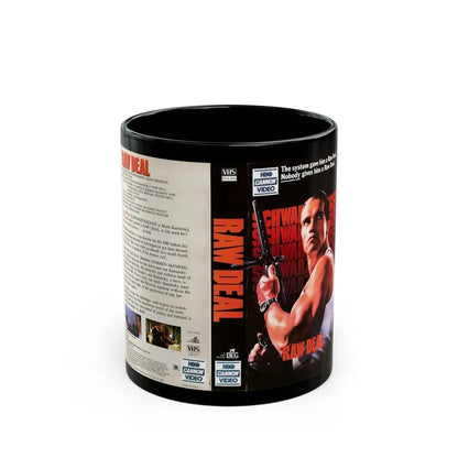 RAW DEAL (VHS COVER) - Black Coffee Mug 11oz - Go Mug Yourself