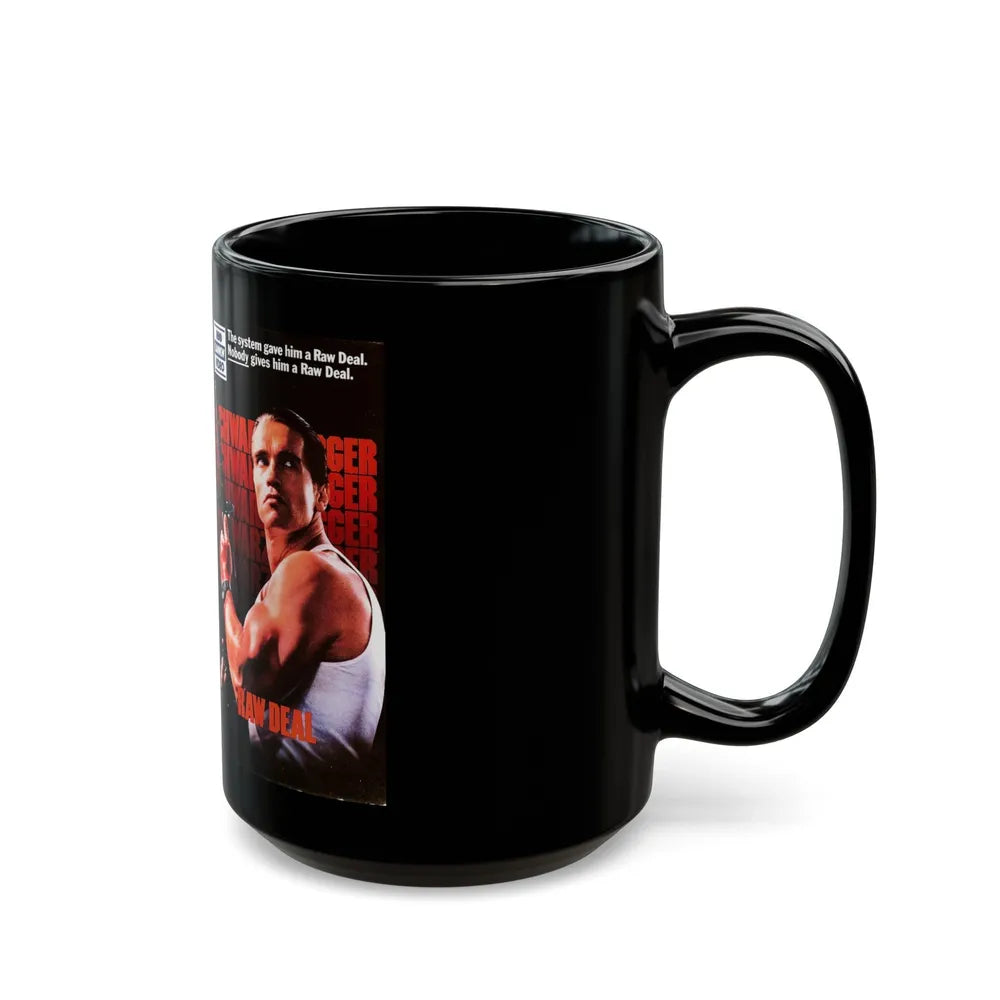 RAW DEAL (VHS COVER) - Black Coffee Mug-Go Mug Yourself