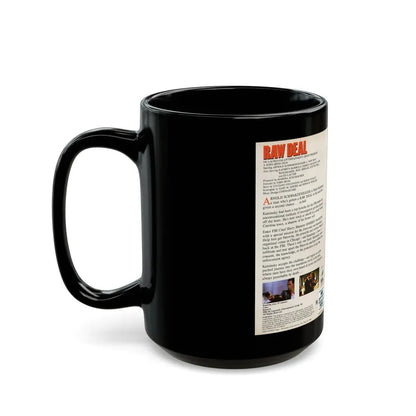 RAW DEAL (VHS COVER) - Black Coffee Mug - Go Mug Yourself
