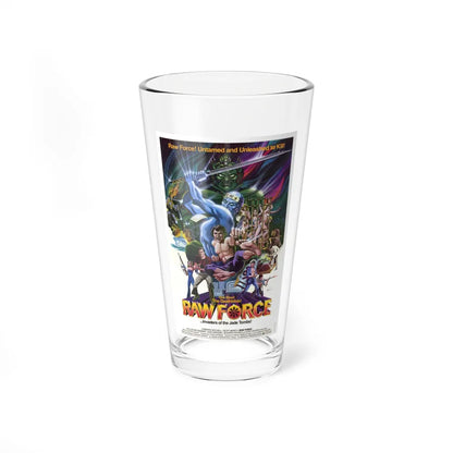 RAW FORCE 1982 Movie Poster - Pint Glass 16oz-16oz-Go Mug Yourself