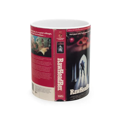 RAW HEAD REX (VHS COVER) - White Coffee Mug 11oz - Go Mug Yourself