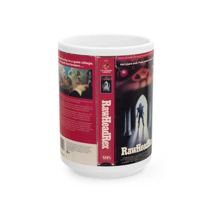 RAW HEAD REX (VHS COVER) - White Coffee Mug 15oz - Go Mug Yourself