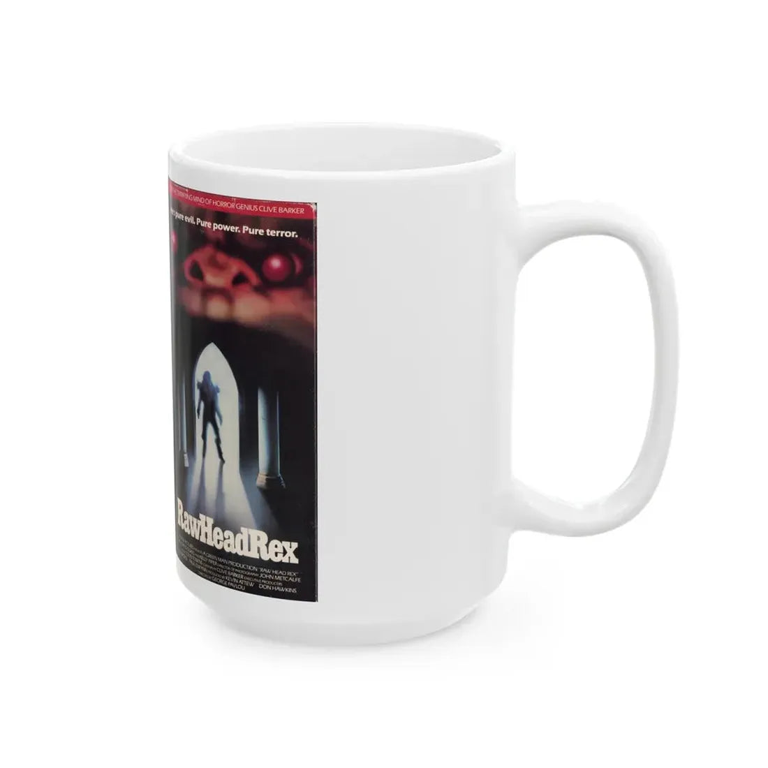 RAW HEAD REX (VHS COVER) - White Coffee Mug - Go Mug Yourself
