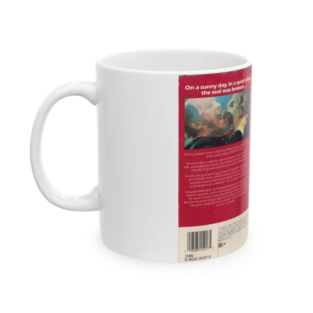 RAW HEAD REX (VHS COVER) - White Coffee Mug - Go Mug Yourself