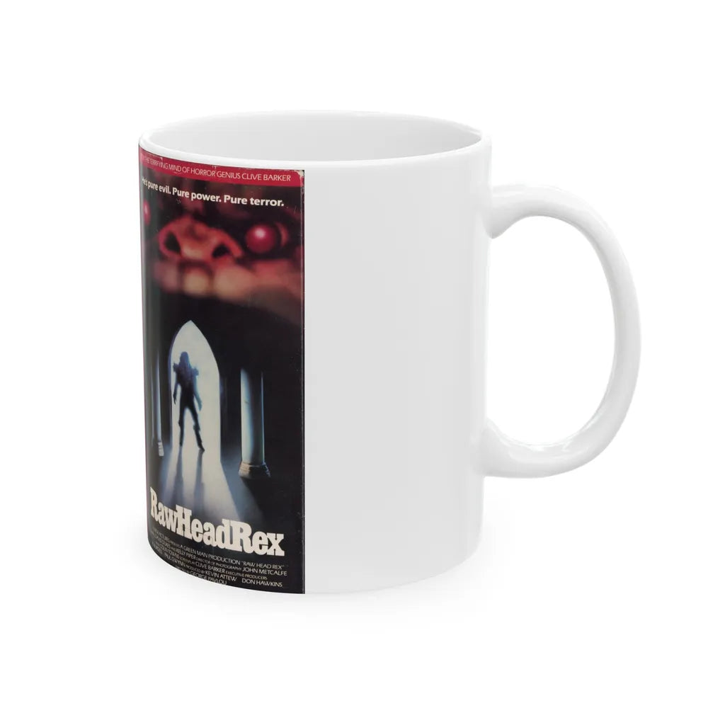 RAW HEAD REX (VHS COVER) - White Coffee Mug-Go Mug Yourself