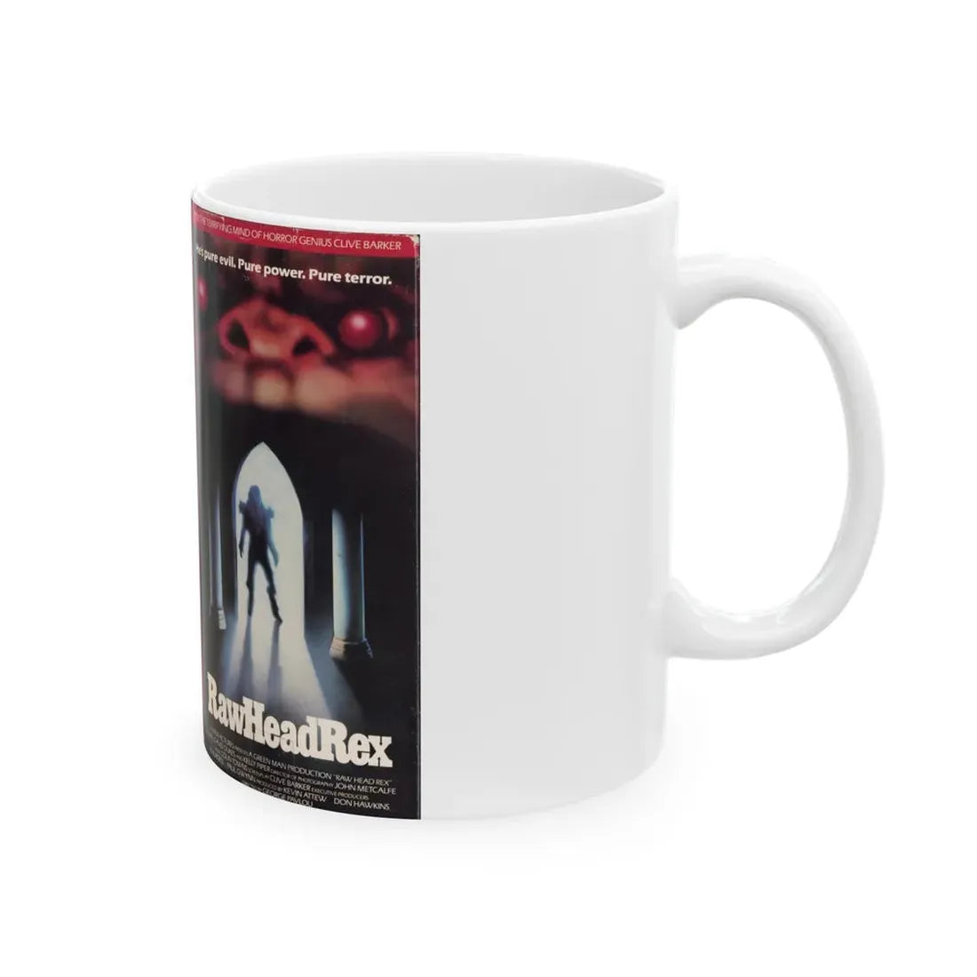 RAW HEAD REX (VHS COVER) - White Coffee Mug - Go Mug Yourself