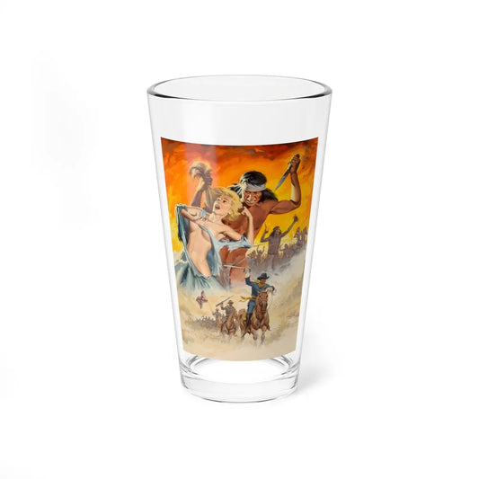 Rawhide Killer, Brandon House paperback cover, 1963 - Pint Glass 16oz-16oz-Go Mug Yourself