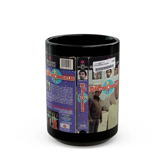 RAY BRADBURYS THE MARTIAN CHRONICLES VOLUME 1 THE EXPEDITIONS (VHS COVER) - Black Coffee Mug 15oz - Go Mug Yourself
