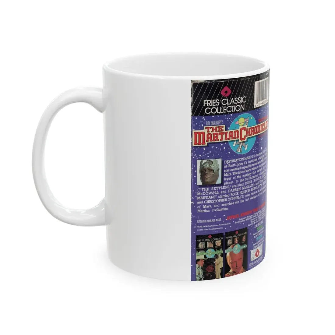 RAY BRADBURYS THE MARTIAN CHRONICLES VOLUME 1 THE EXPEDITIONS (VHS COVER) - White Coffee Mug - Go Mug Yourself