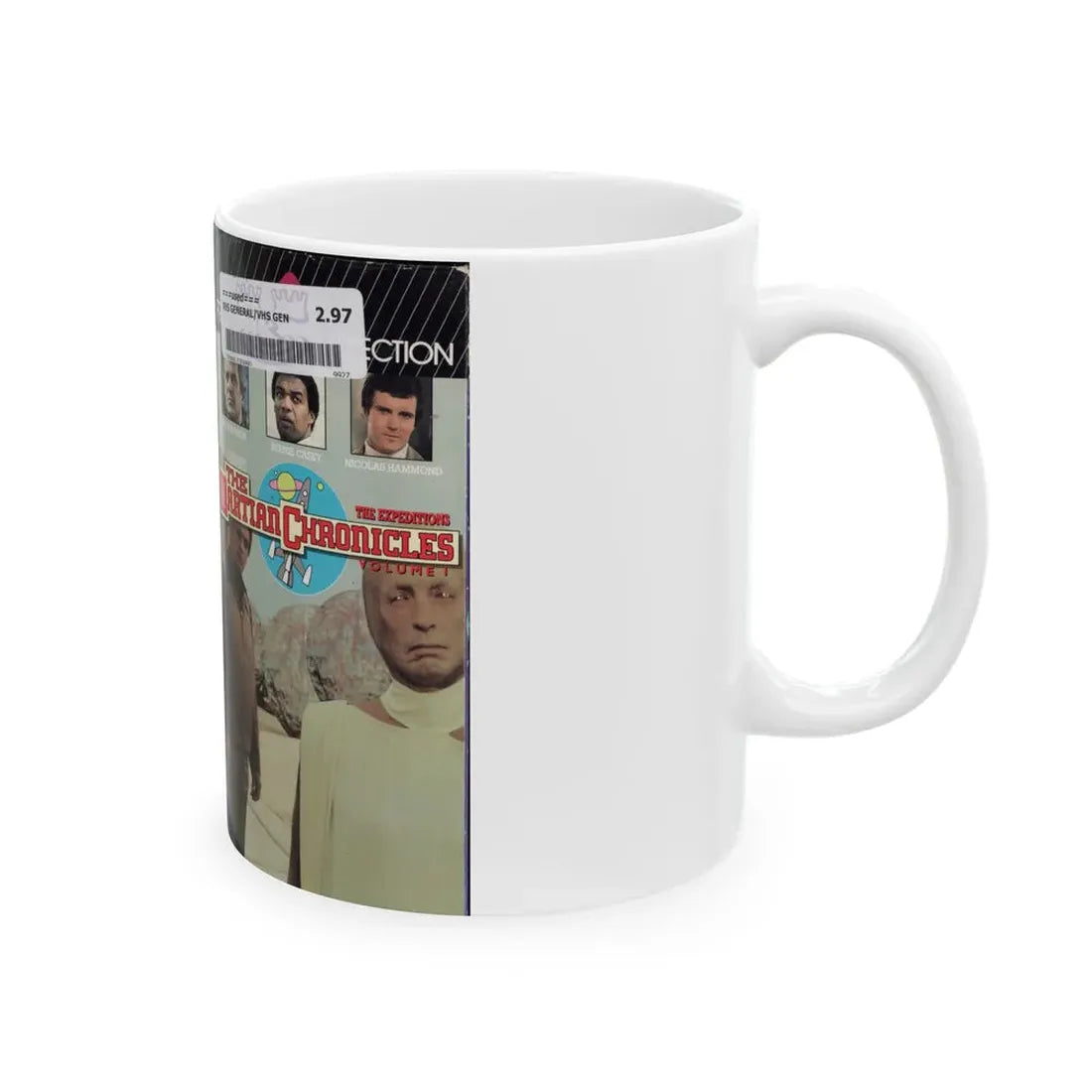 RAY BRADBURYS THE MARTIAN CHRONICLES VOLUME 1 THE EXPEDITIONS (VHS COVER) - White Coffee Mug - Go Mug Yourself