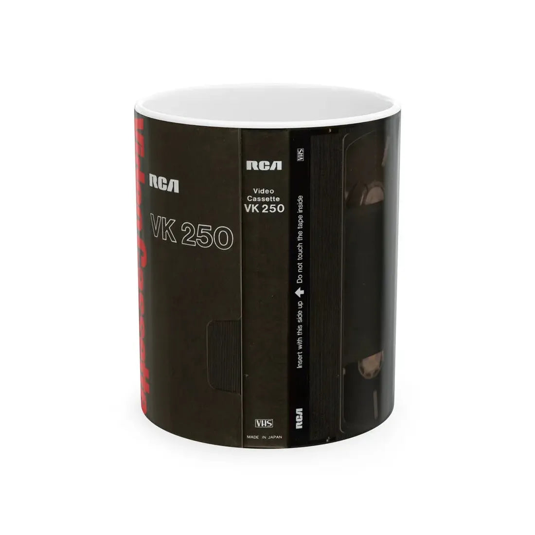 RCA VIDEO CASSETTE VK 250 (VHS COVER) - White Coffee Mug 11oz - Go Mug Yourself