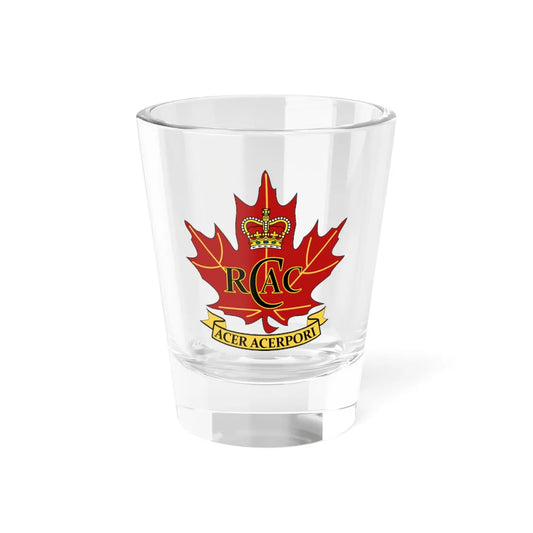 RCACC Badge (Canada) (Coat of Arms) Shot Glass 1.5oz 1.5oz - Go Mug Yourself