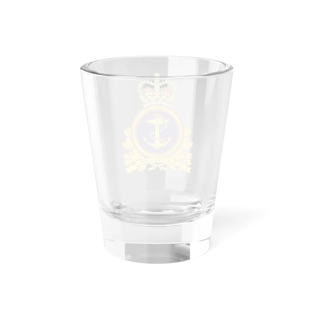 RCN Emblem (Canada) (Coat of Arms) Shot Glass 1.5oz - Go Mug Yourself