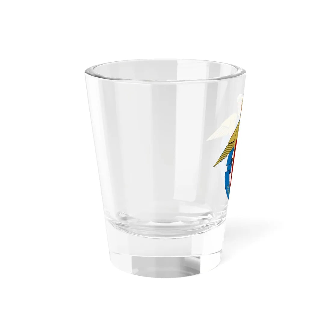 RDAF Air Transport Wing Aalborg (Denmark) (Coat of Arms) Shot Glass 1.5oz - Go Mug Yourself