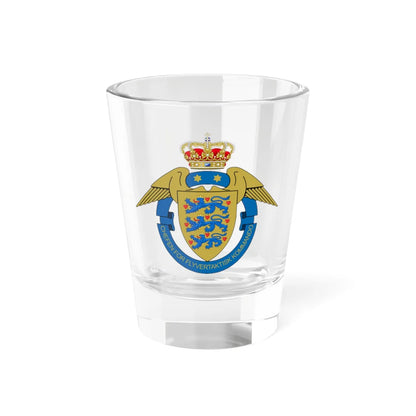 RDAF Chief of the Tactical Air Command (Denmark) (Coat of Arms) Shot Glass 1.5oz 1.5oz - Go Mug Yourself