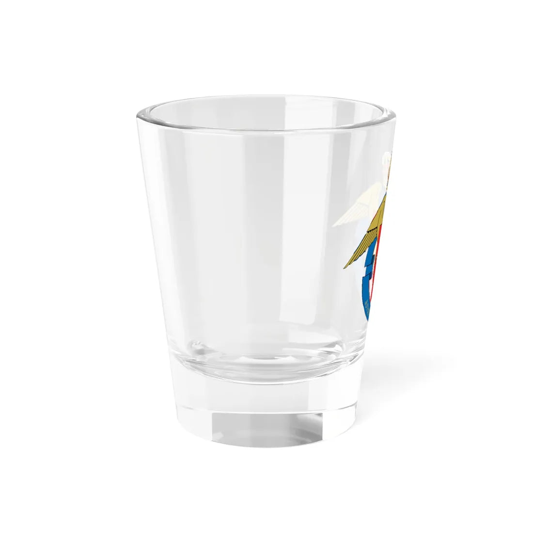 RDAF Helicopter Wing Karup (Denmark) (Coat of Arms) Shot Glass 1.5oz - Go Mug Yourself