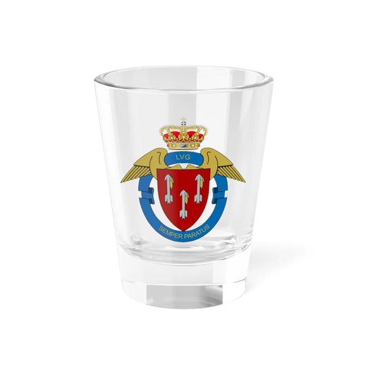 RDAF Luftværnsgruppen (Denmark) (Coat of Arms) Shot Glass 1.5oz 1.5oz - Go Mug Yourself